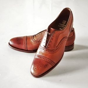 Allen Edmonds Walnut 12B Strand Oxfords BNWT